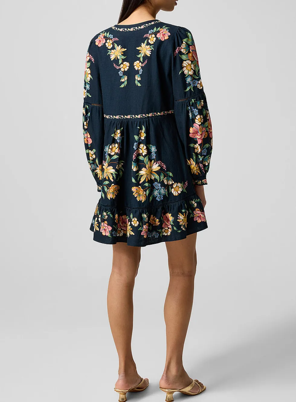 Maira floral print flowy minidress