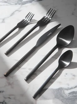 Maison black stainless 18/10 steel utensils