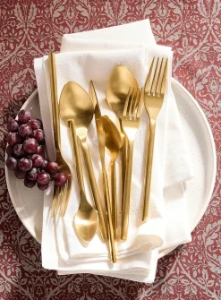 Maison gold stainless 18/10 steel utensils