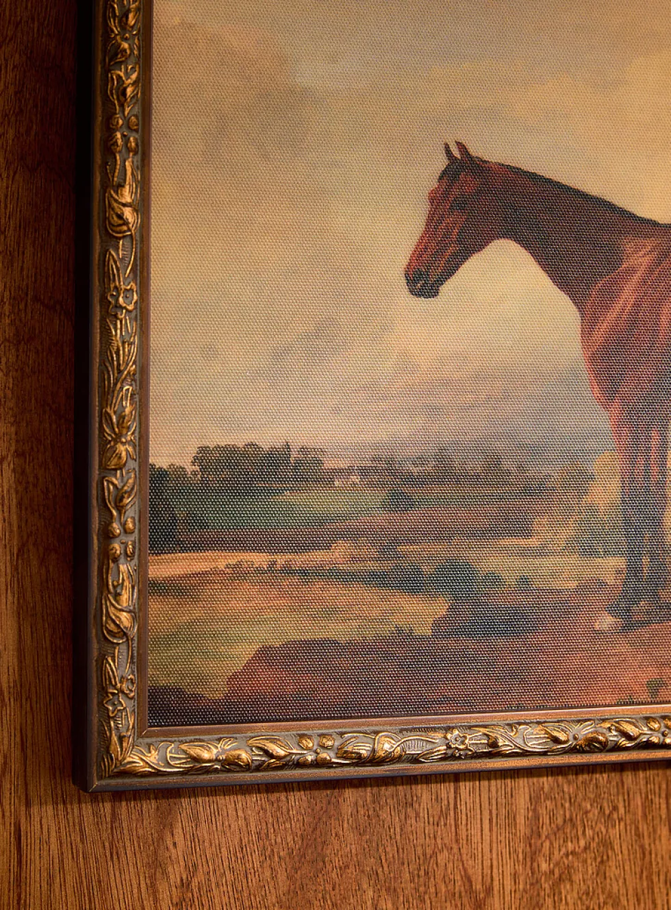 Majesté équestre retro art print