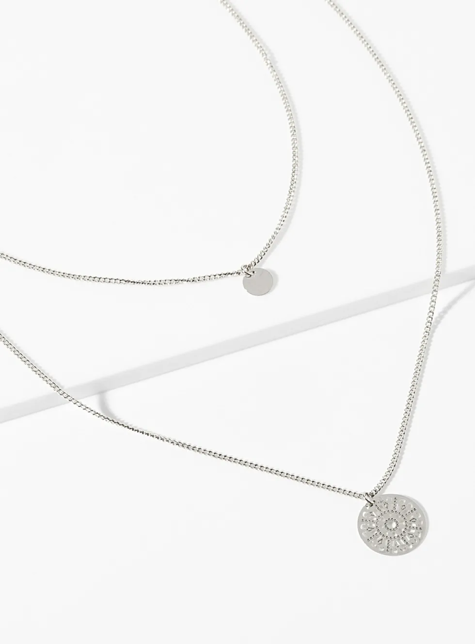 Mandala two-row necklace
