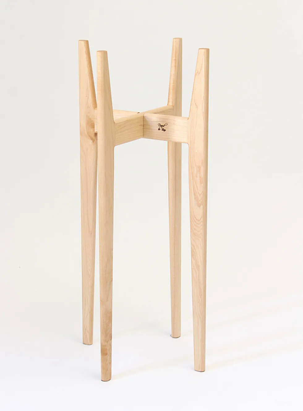 Maple plant stand