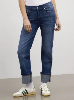 Mara sculpting cuffed jean