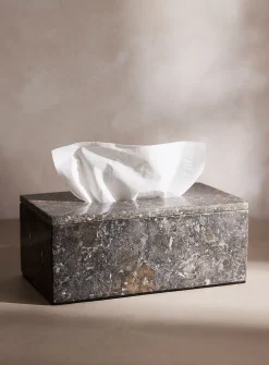 Marble tissue box