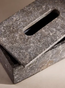 Marble tissue box