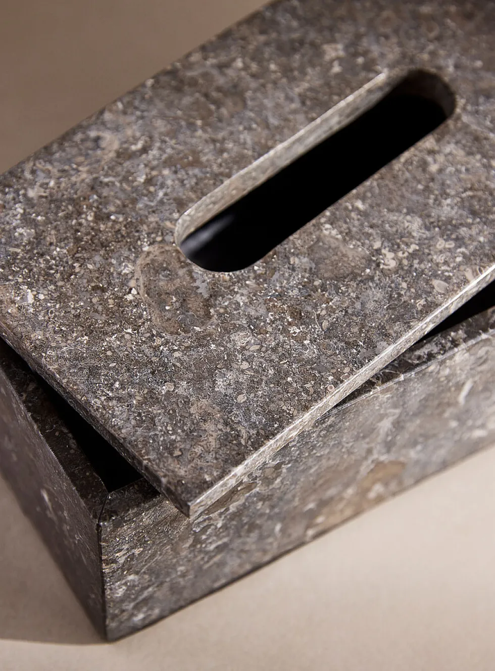 Marble tissue box