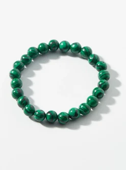 Marbled bead bracelet