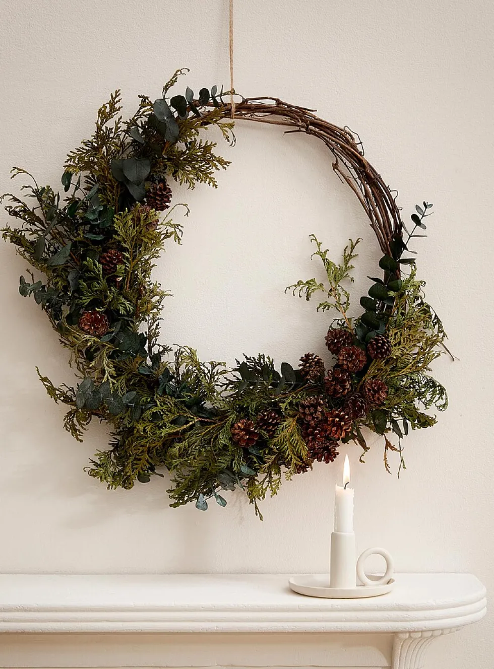 Margaret dried plant wreath