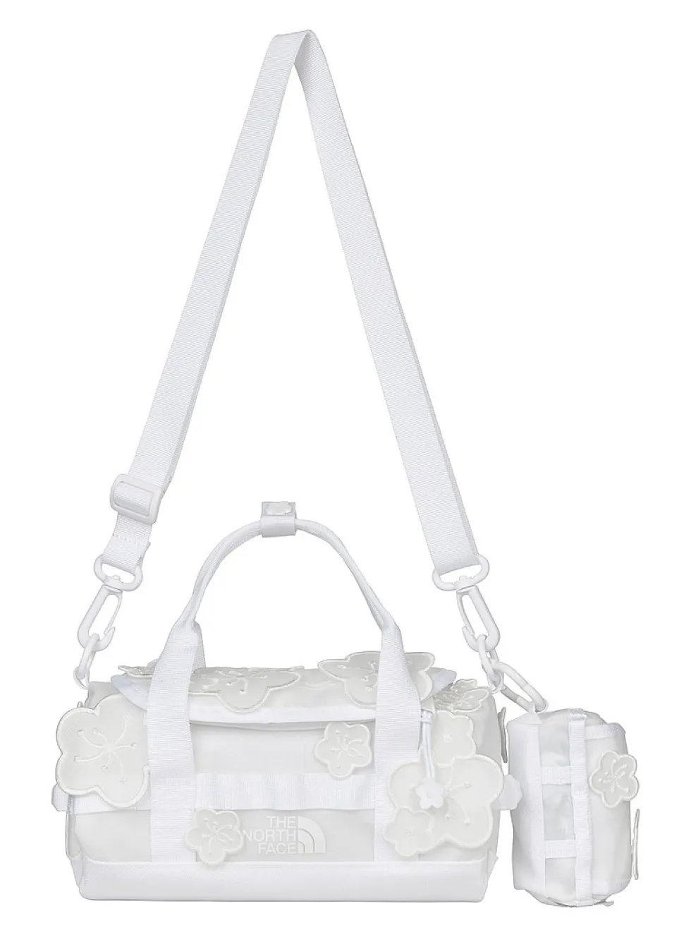 Maria embossed flowers tech handbag