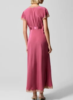 Marlice ribboned V-neck dress