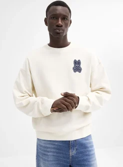 Marlo herringbone logo sweatshirt