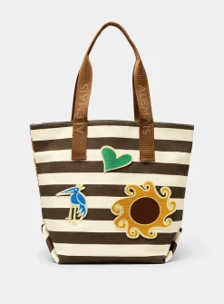Maroc warm canvas tote bag