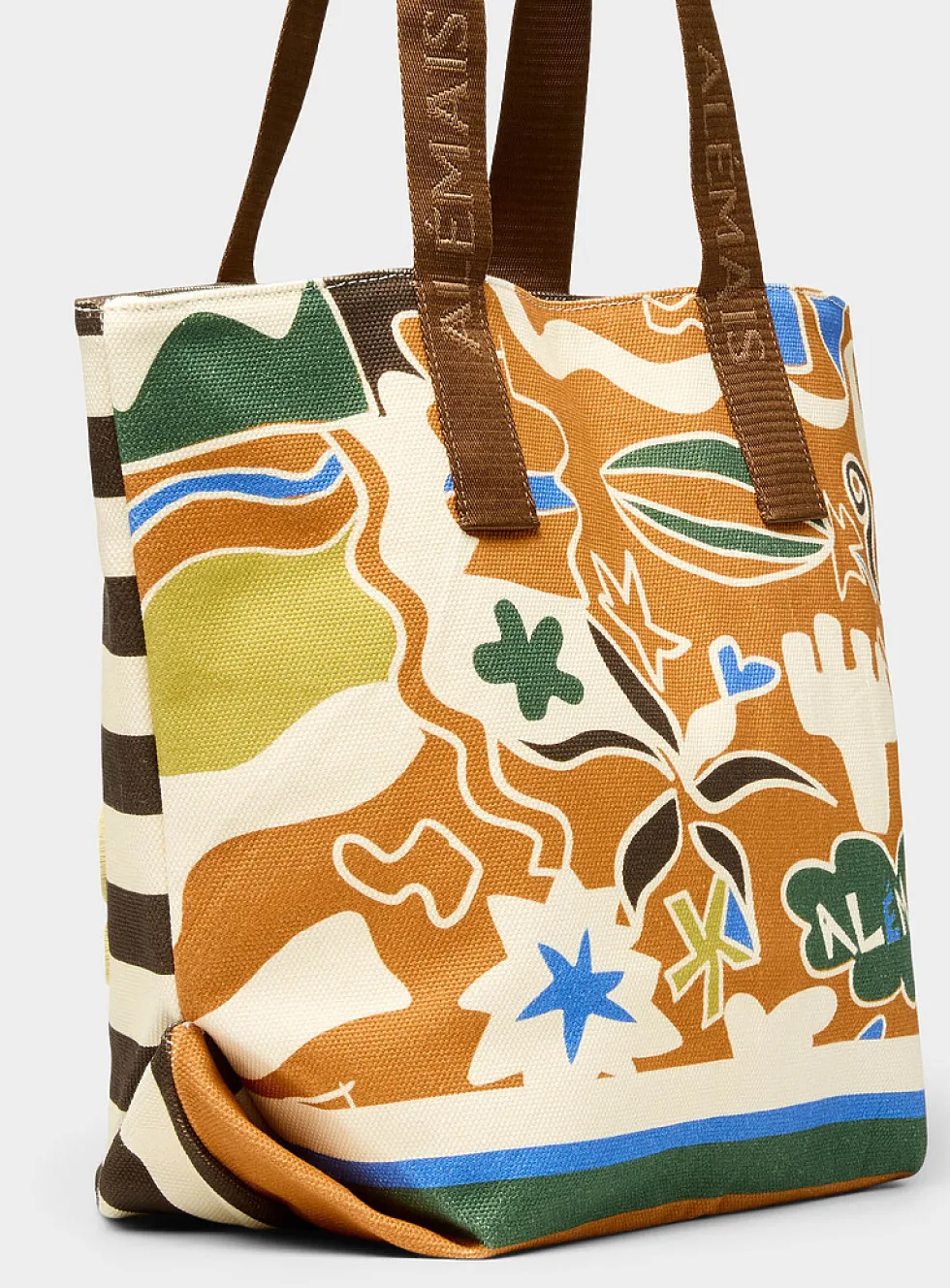 Maroc warm canvas tote bag