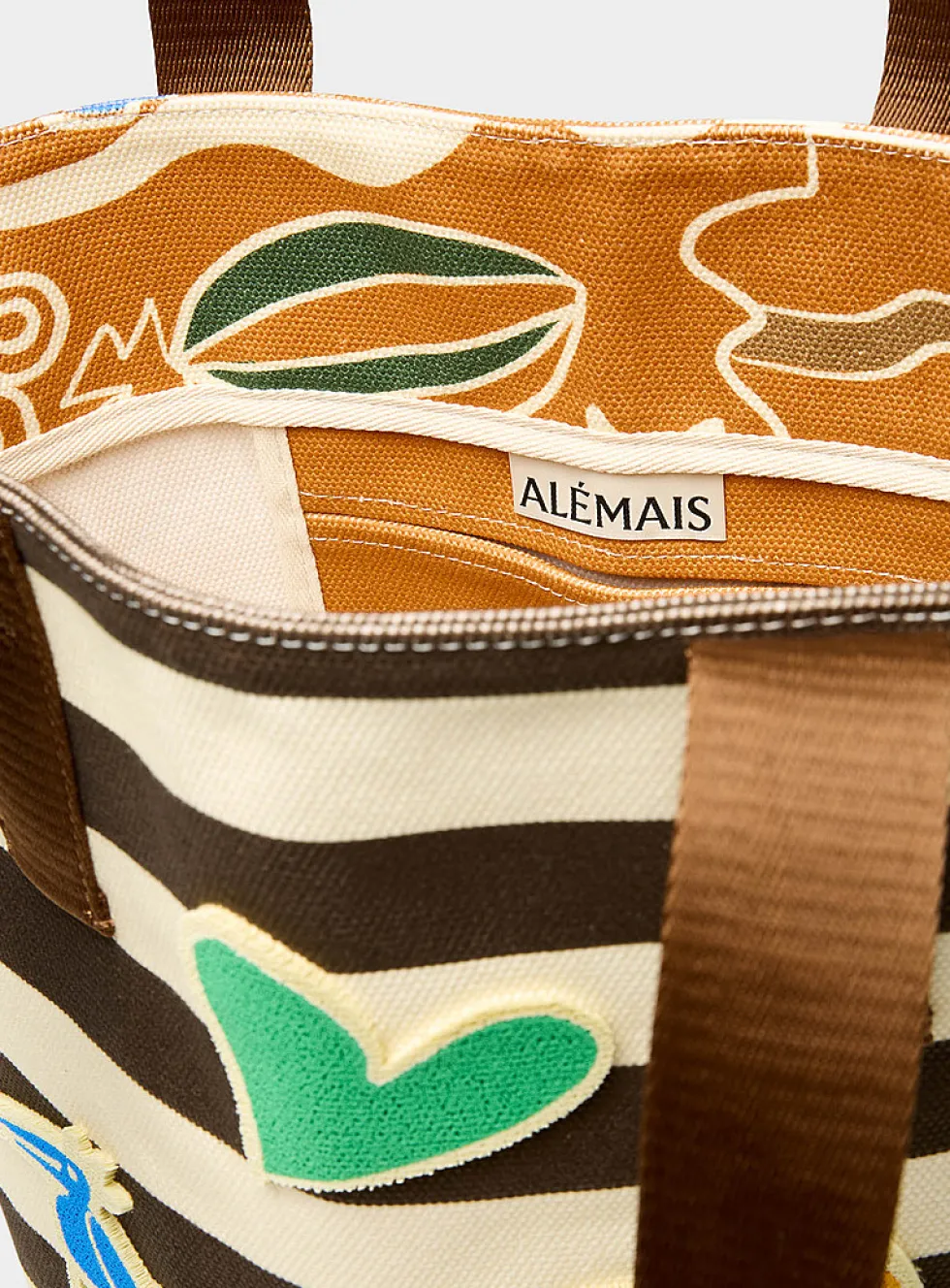 Maroc warm canvas tote bag
