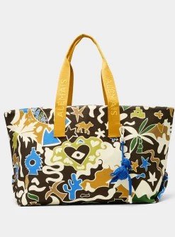 Maroc warm canvas XL tote bag