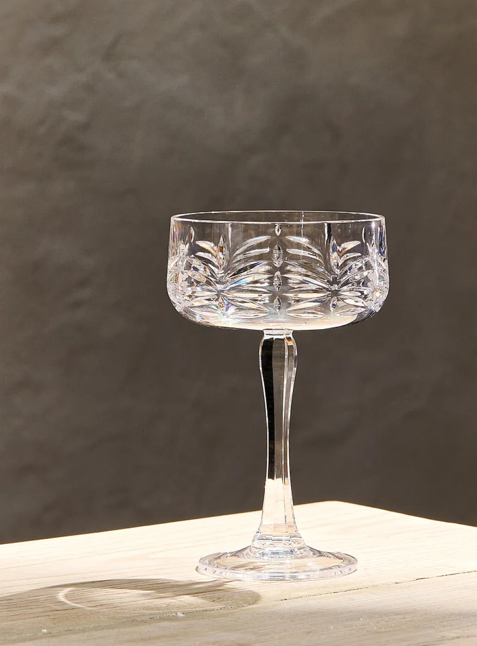 Marquis acrylic cocktail glass