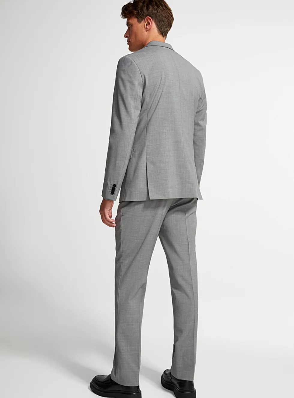 Marzotto wool chambray suit