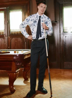 Marzotto wool pinstripe pant