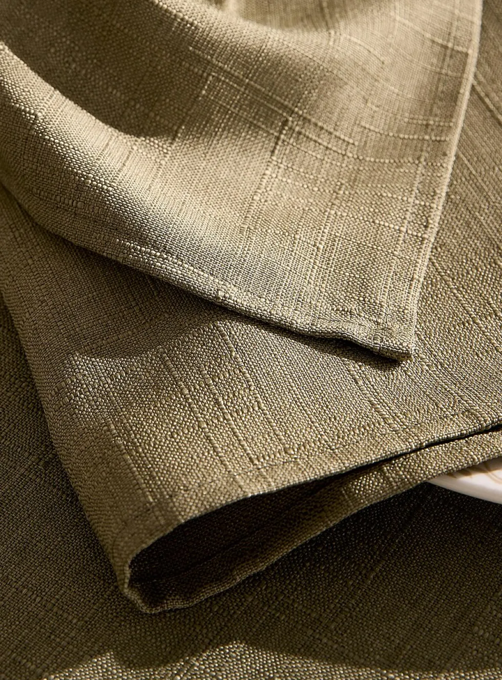 Matcha green jacquard napkins