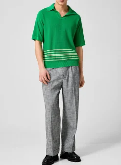 McNab pleated woven pant