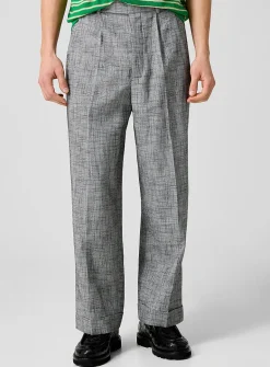 McNab pleated woven pant