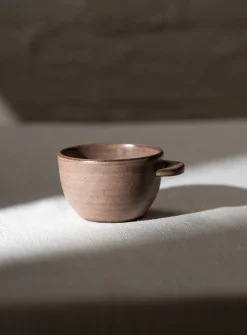 Meander matte stoneware coffee mug