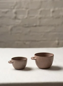 Meander matte stoneware coffee mug