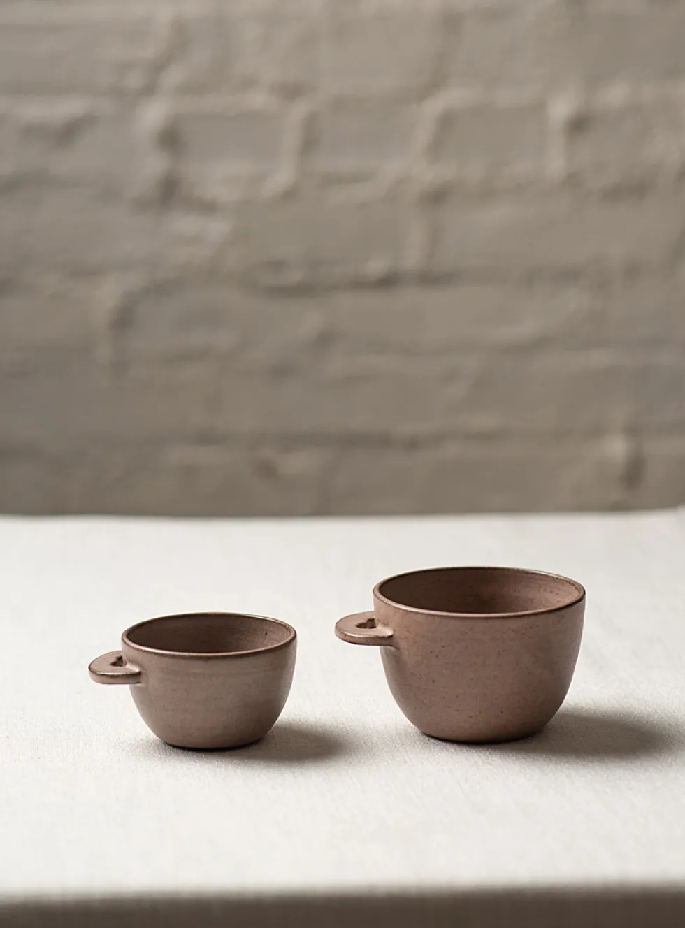 Meander matte stoneware coffee mug