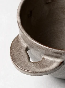 Meander stoneware cappuccino cup