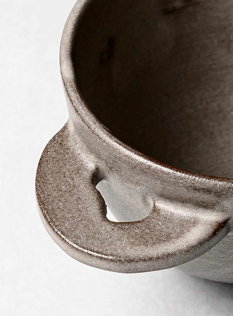 Meander stoneware cappuccino cup
