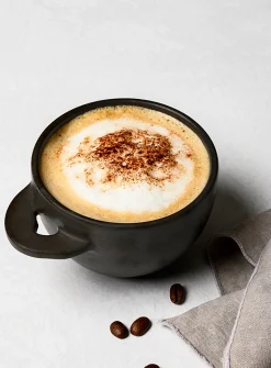 Meander stoneware cappuccino cup
