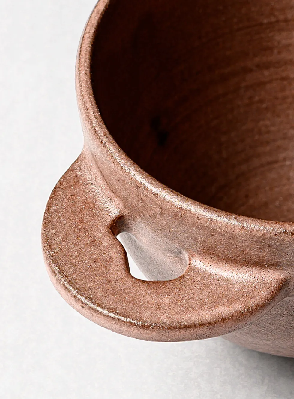 Meander stoneware cappuccino cup