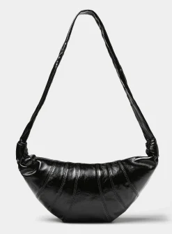 Medium Croissant coated fabric bag