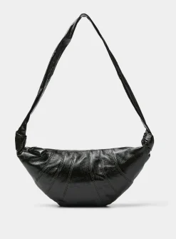 Medium Croissant coated fabric bag