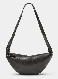 Medium Croissant coated fabric bag