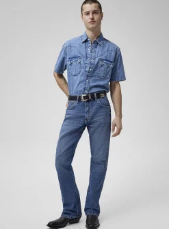 Medium-blue Retro jean