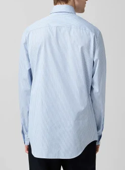 Medusa logo striped shirt