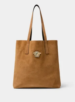 Medusa suede tote bag