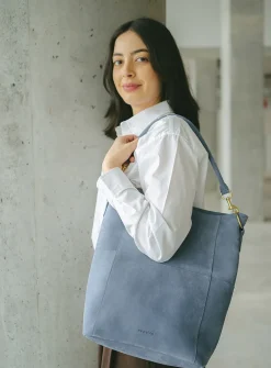 Meletti suede tote bag