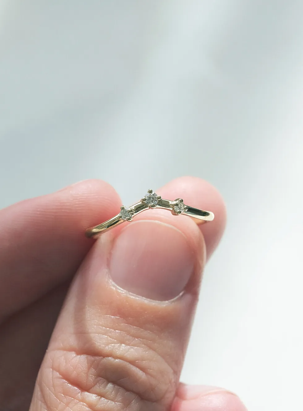 Melrose three diamond ring