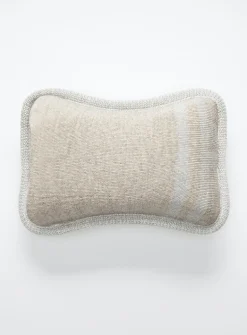 Memory foam and merino wool travel pillow