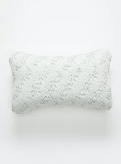 Memory foam and merino wool travel pillow