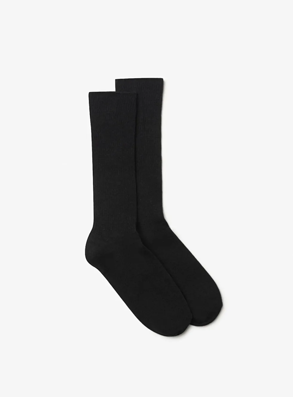 Merino and cashmere ribbed socks