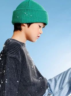 Merino wool fisherman's tuque