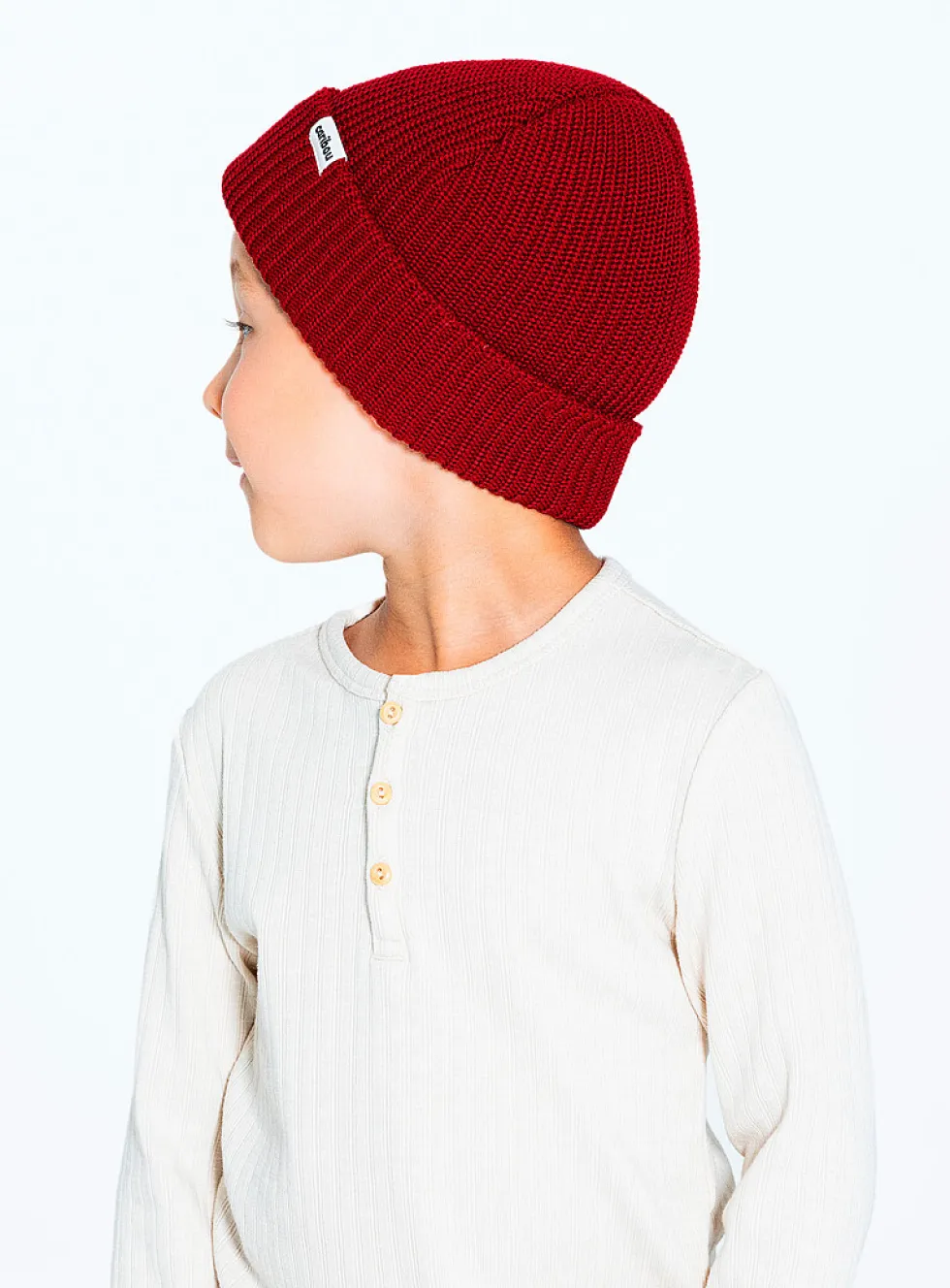 Merino wool fisherman's tuque