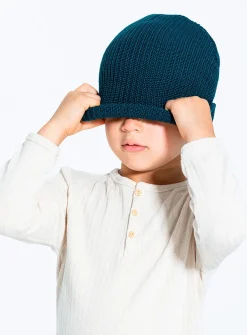 Merino wool fisherman's tuque