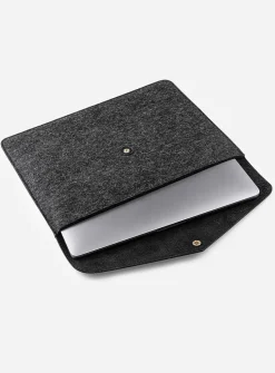 Merino wool laptop pouch