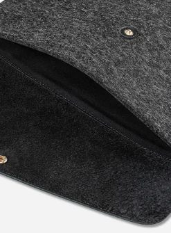 Merino wool laptop pouch