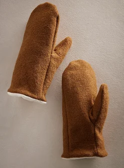 Merino wool mitten