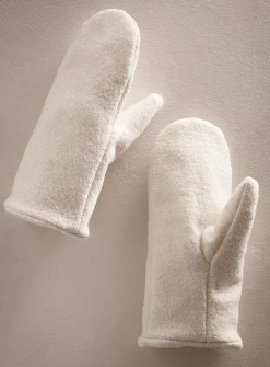 Merino wool mitten